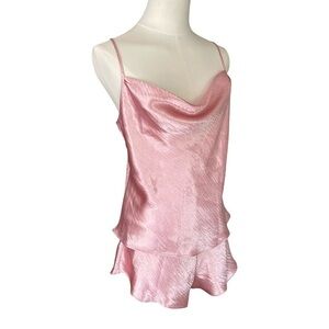 NWT Victoria's Secret 2-Piece Satin Pajama Set in Shimmering Rose Medium